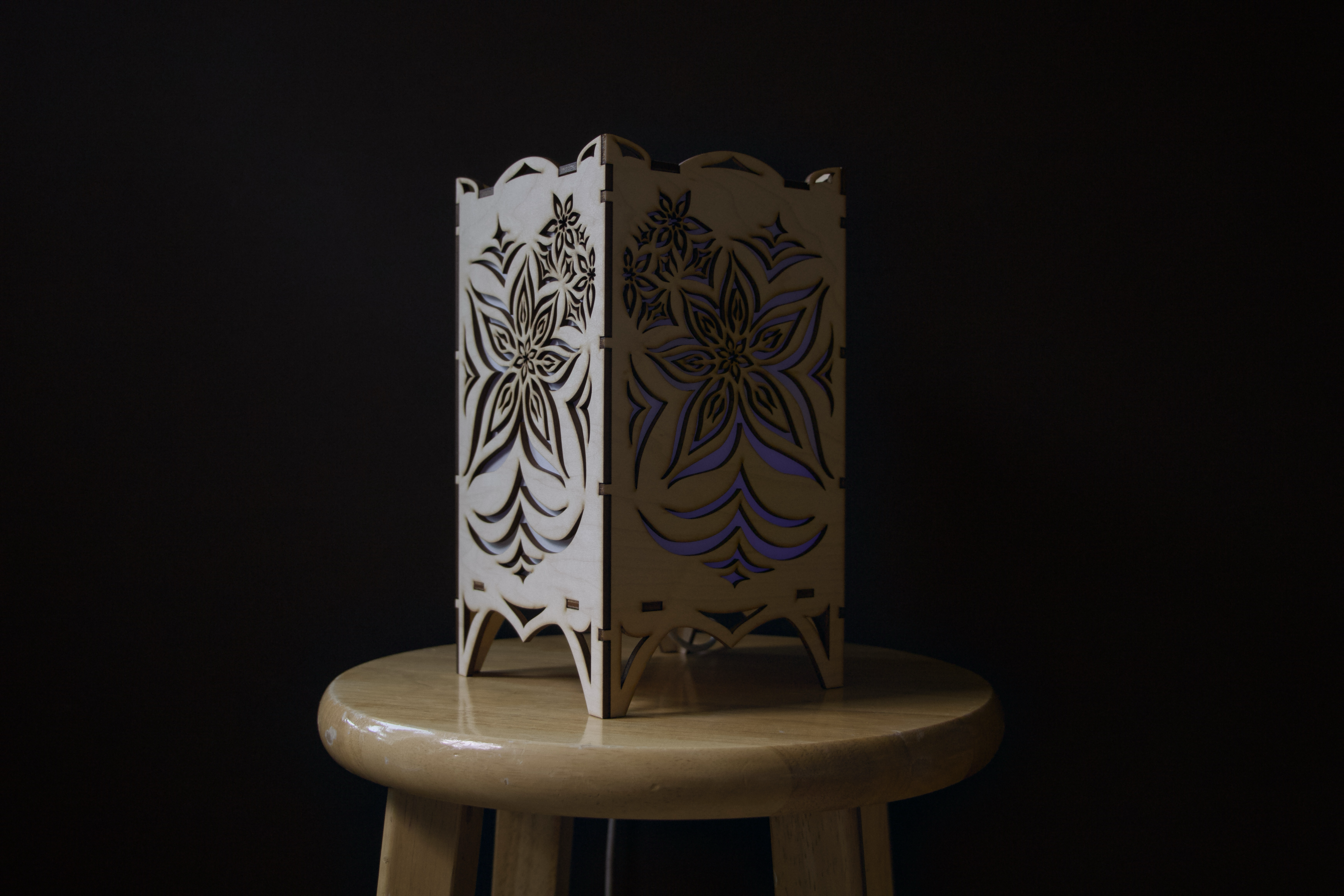 box glow lantern turned off